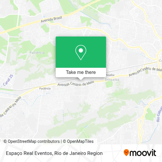 Espaço Real Eventos map