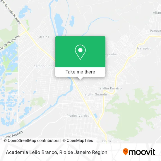 Academia Leão Branco map