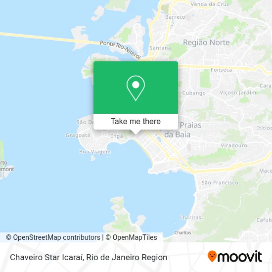 Chaveiro Star Icaraí map