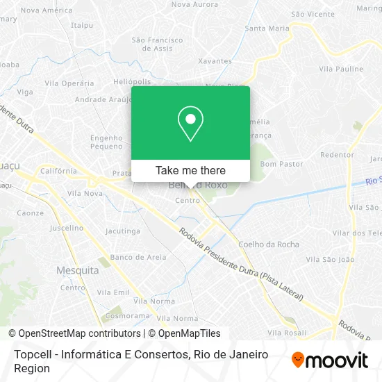 Topcell - Informática E Consertos map