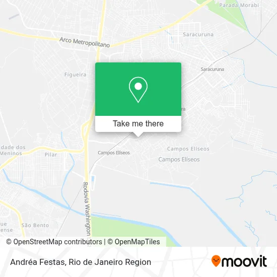Andréa Festas map