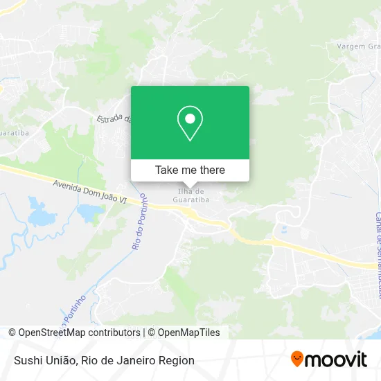 Sushi União map