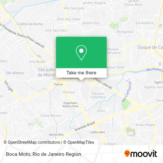 Boca Moto map