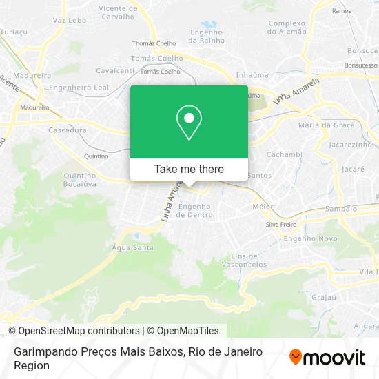 Garimpando Preços Mais Baixos map
