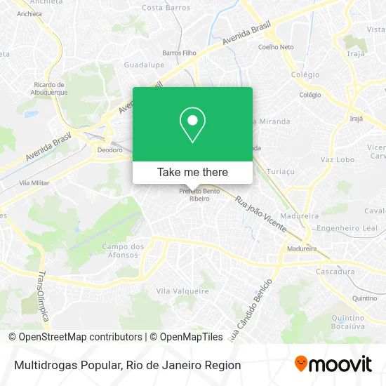 Multidrogas Popular map