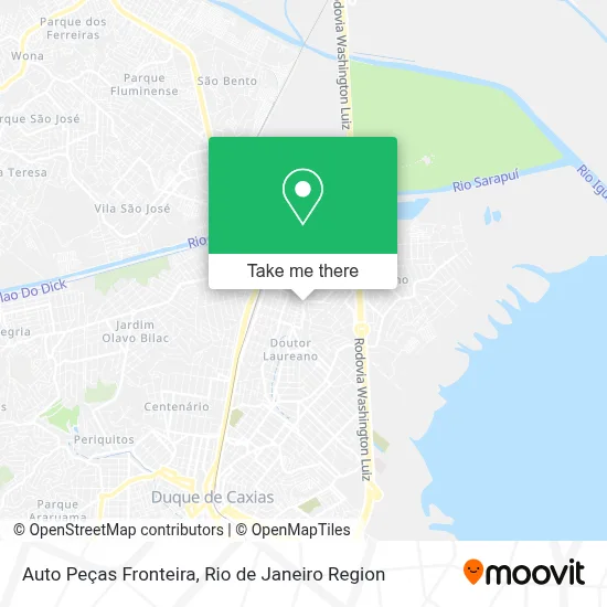 Auto Peças Fronteira map