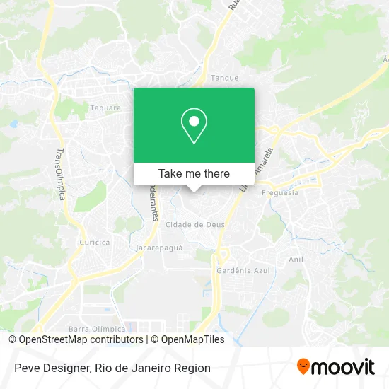 Peve Designer map