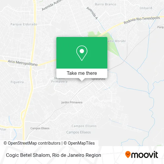 Cogic Betel Shalom map