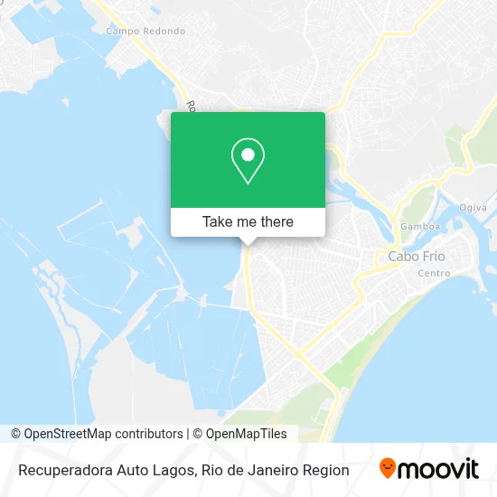 Recuperadora Auto Lagos map