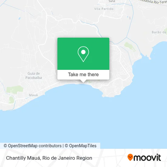 Chantilly Mauá map