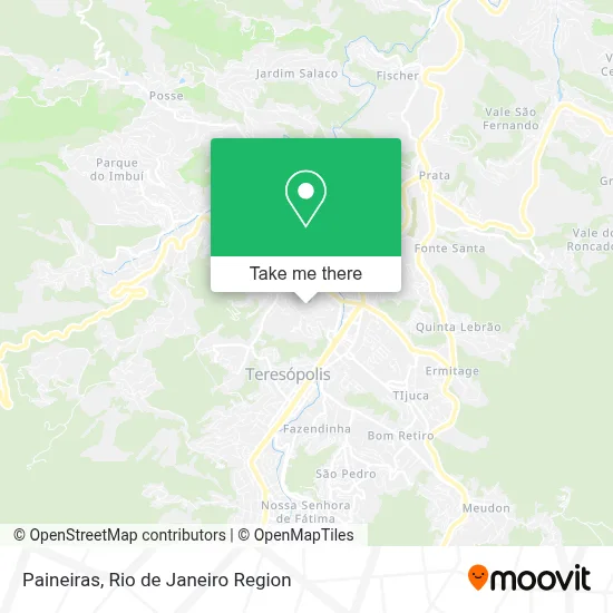 Paineiras map