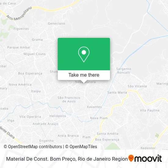 Material De Const. Bom Preço map