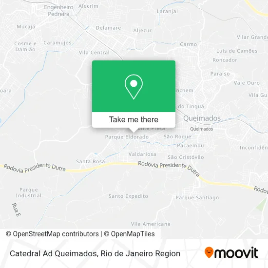 Catedral Ad Queimados map