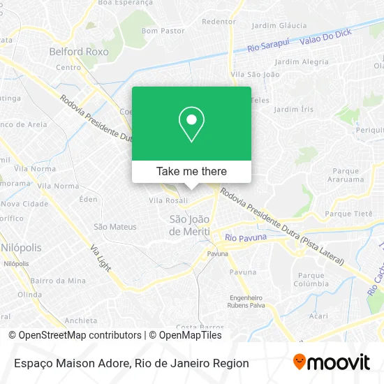 Espaço  Maison Adore map