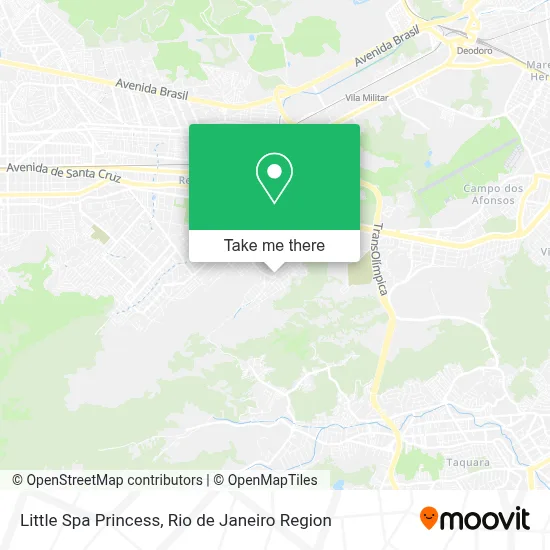 Little Spa Princess map