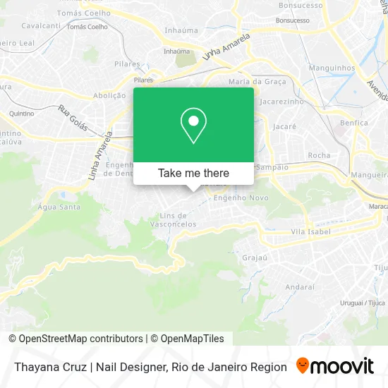 Thayana Cruz | Nail Designer map