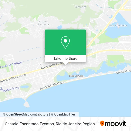 Castelo Encantado Eventos map