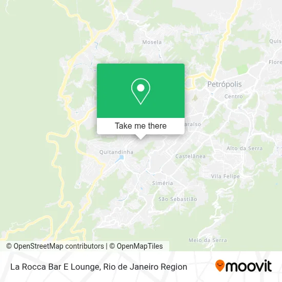 La Rocca Bar E Lounge map