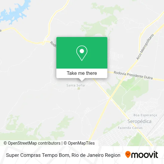 Super Compras Tempo Bom map