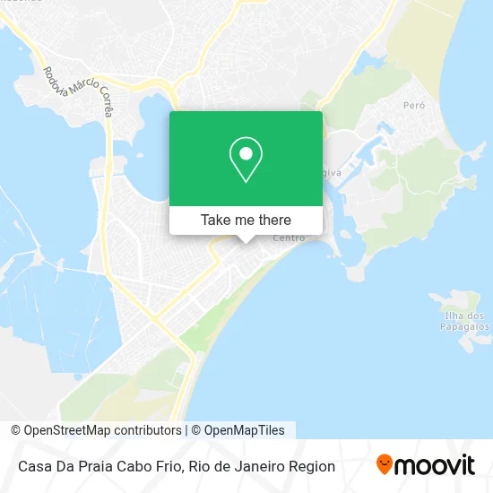 Casa Da Praia Cabo Frio map