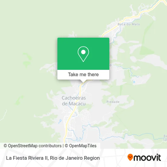 La Fiesta Riviera II map
