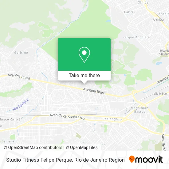 Studio Fitness Felipe Perque map