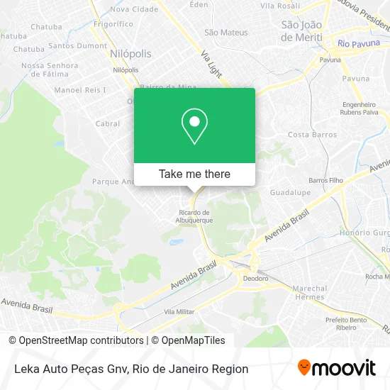 Leka Auto Peças Gnv map