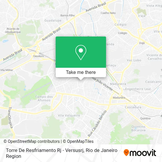 Torre De Resfriamento Rj - Versusrj map