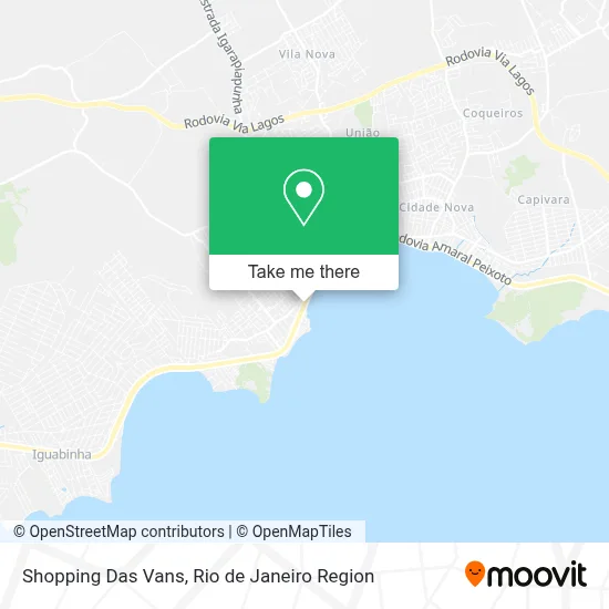Shopping Das Vans map