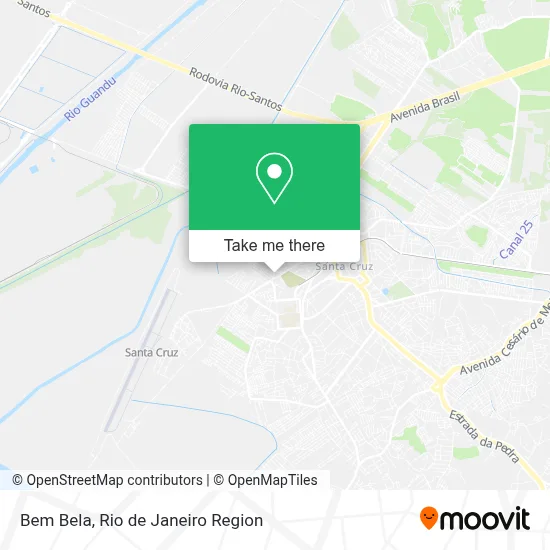 Bem Bela map