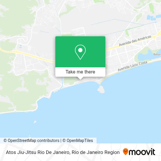Atos Jiu-Jitsu Rio De Janeiro map
