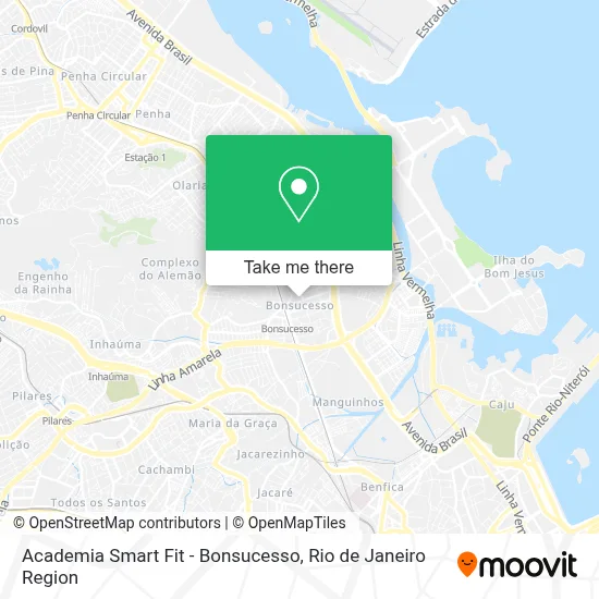 Academia Smart Fit - Bonsucesso map