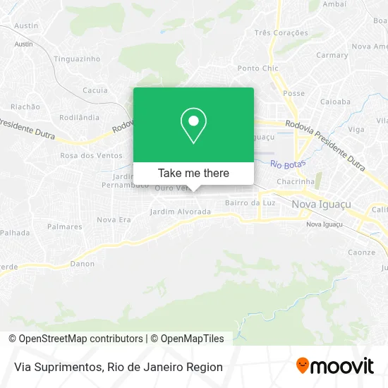 Via Suprimentos map