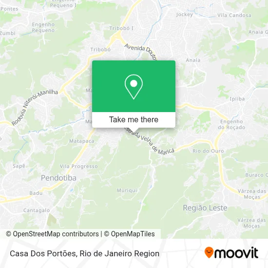Casa Dos Portões map
