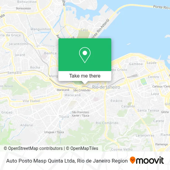 Auto Posto Masp Quinta Ltda map
