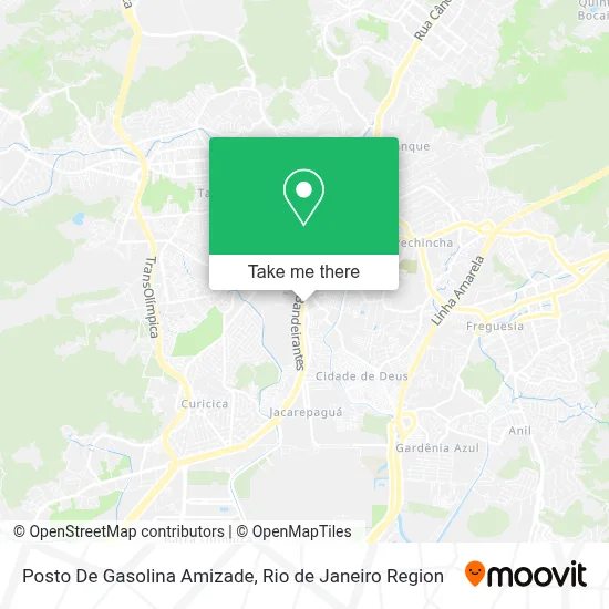 Posto De Gasolina Amizade map