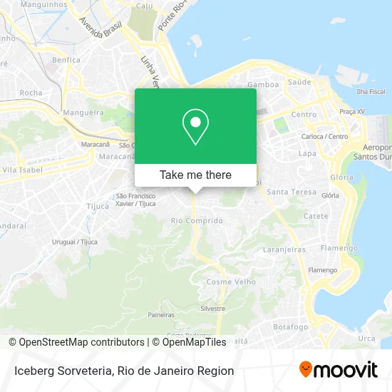 Iceberg Sorveteria map