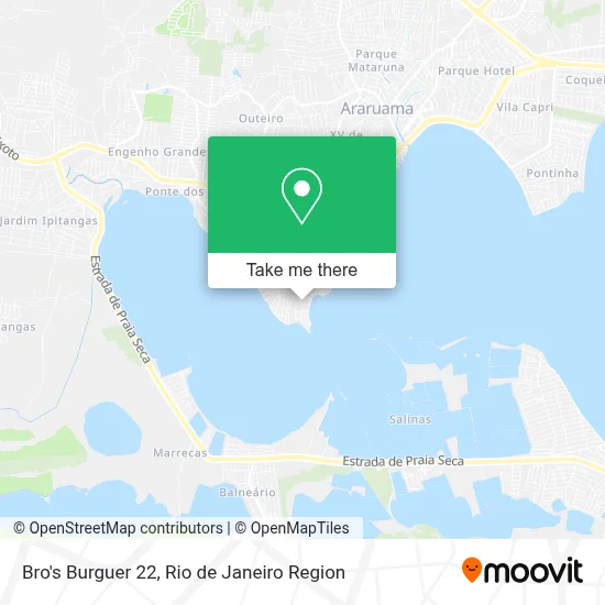 Bro's Burguer 22 map