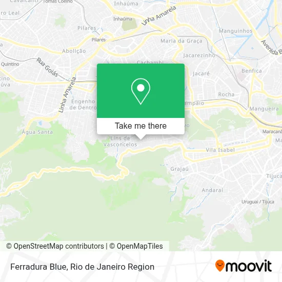 Ferradura Blue map
