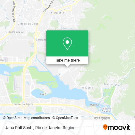 Japa Roll Sushi map