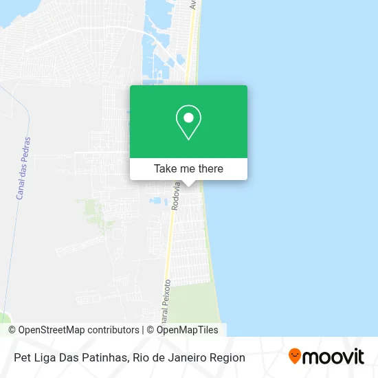 Pet Liga Das Patinhas map