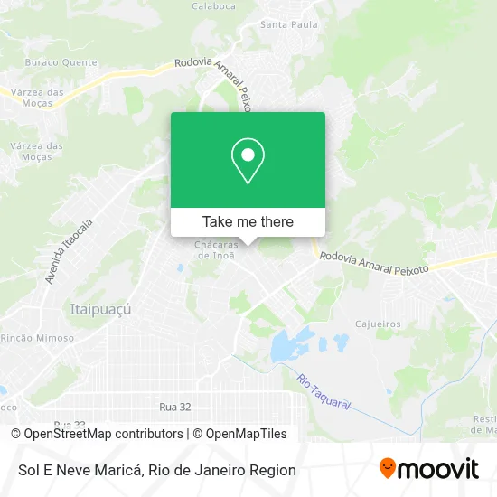 Sol E Neve Maricá map