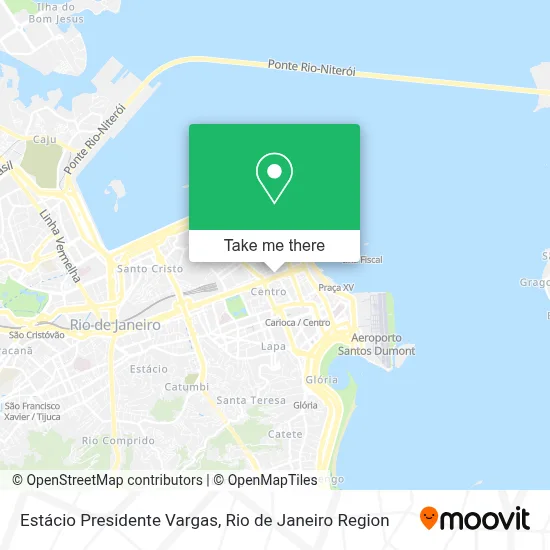 Estácio Presidente Vargas map