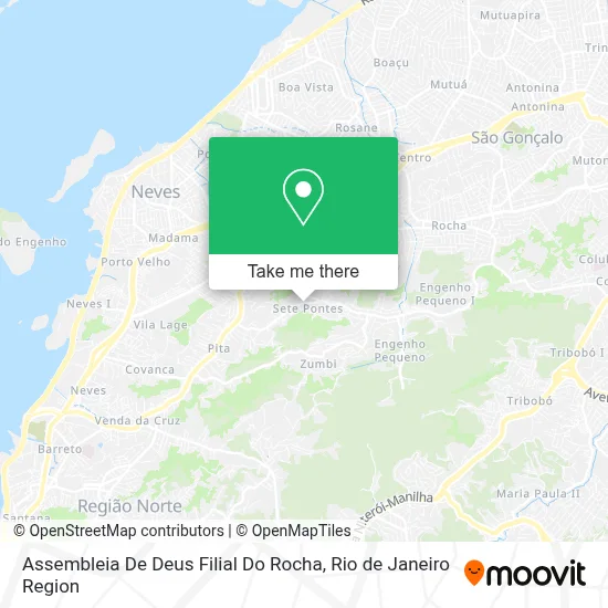 Assembleia De Deus Filial Do Rocha map