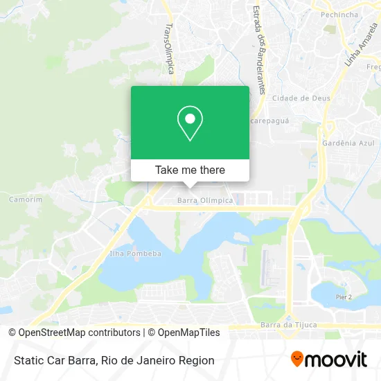Static Car Barra map