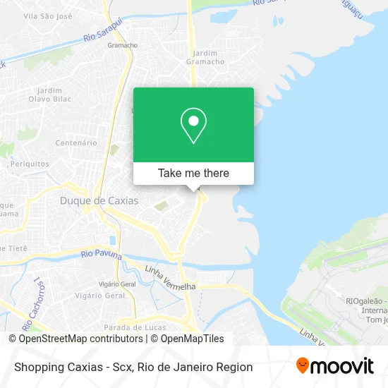 Shopping Caxias - Scx map