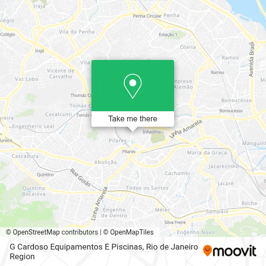 G Cardoso Equipamentos E Piscinas map