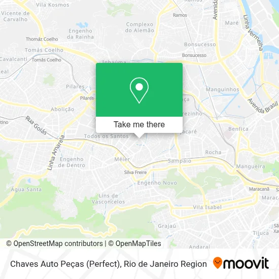 Chaves Auto Peças (Perfect) map
