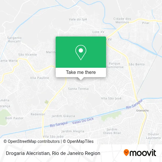 Drogaria Alecristian map
