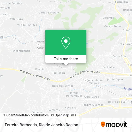 Ferreira Barbearia map